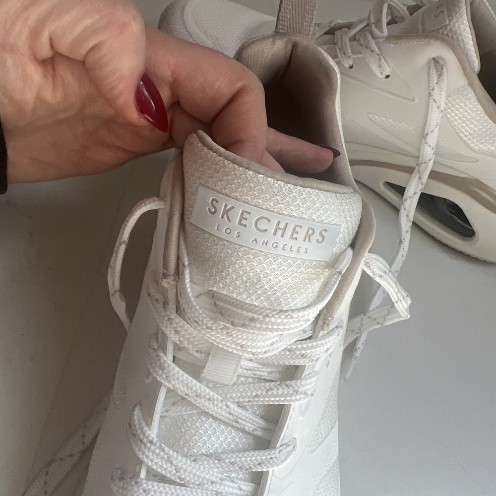 Skechers Tres-Air Uno-Modern AFF-Air White Women Running Casual Shoes 177421-WHT - Picture 6 of 6